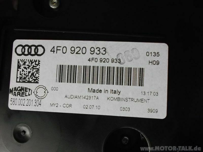 Facelift Kombiinstrument im VFL eingebaut!