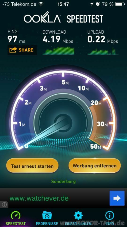2013er mit MMI+ online connect: Datenübertragung langsam