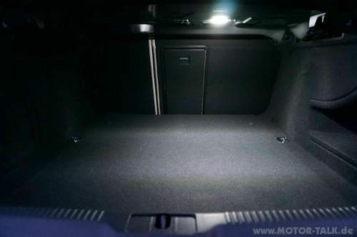 LED Beleuchtungim Kofferraum