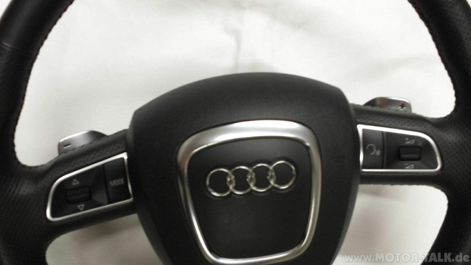 Audi A6 4F original 3 Speichen Sport Lenkrad Leder mit MUFUTasten und Schaltwippen Biete