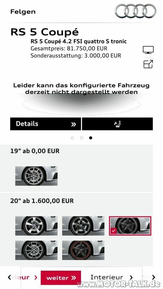 Der RS 5 Vorstellungs Thread