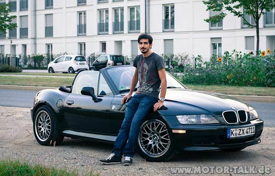 Can Struck und sein BMW Z3