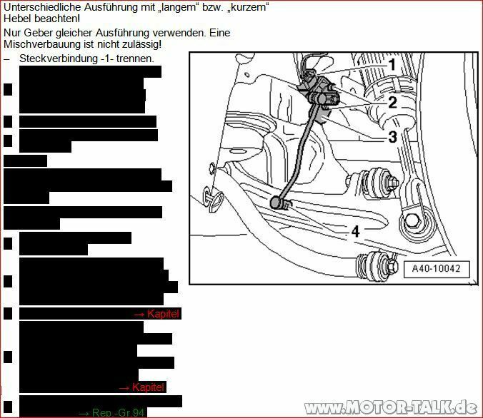 Nievausensor austausch was muss ich beachten?