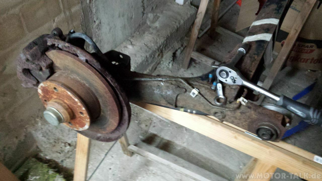 Umbau der Bremsanlage Teil 1: Die Hinterachse