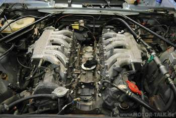 Motor schon gut aufgeräumt