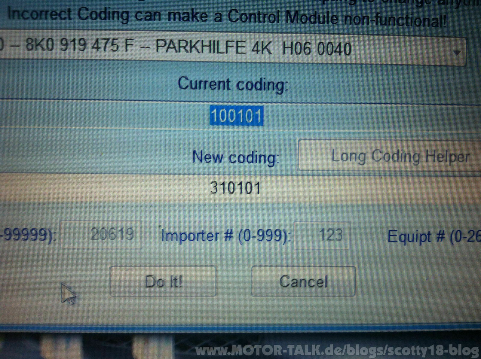 Nachr�stung R�ckfahrkamera am A4 / A5 / A7 / A6 4G / A8