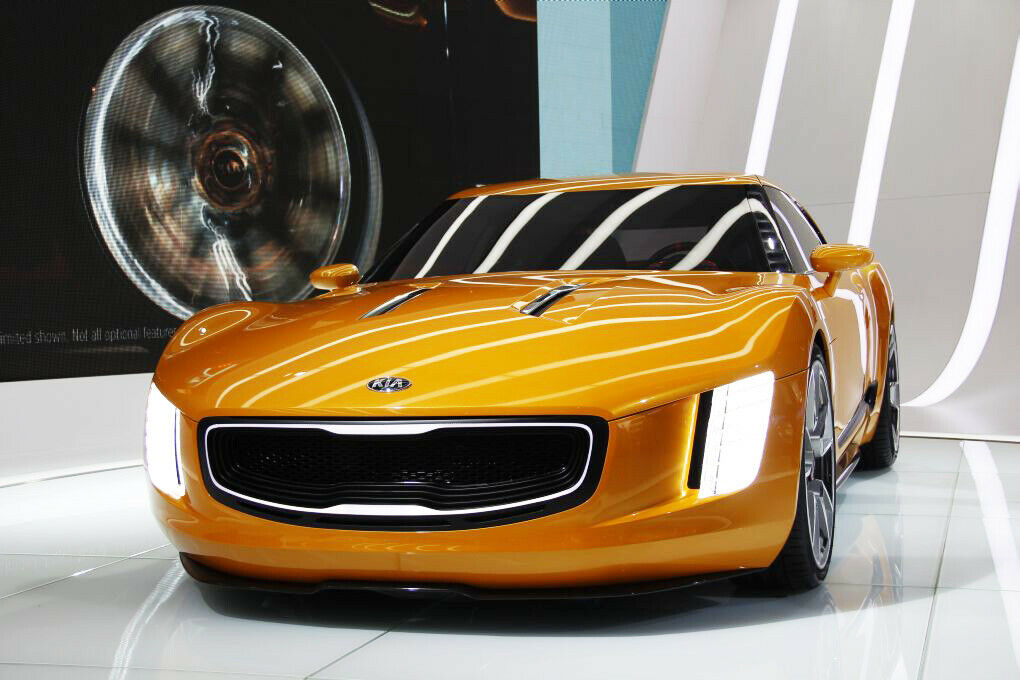 Der GT4 Stinger gehört zu den wenigen Hinguckern auf der Messe in Detroit