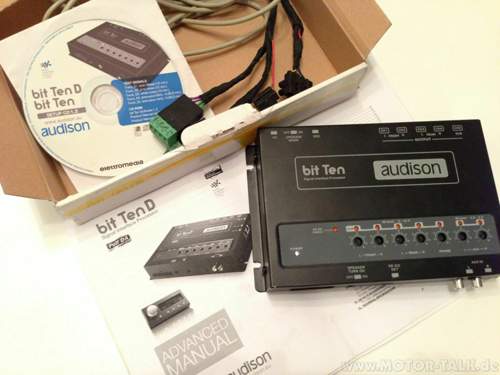 Audison Bit Ten DSP - Audio Prozessor Für Auto Sound System Mit Auto EQ