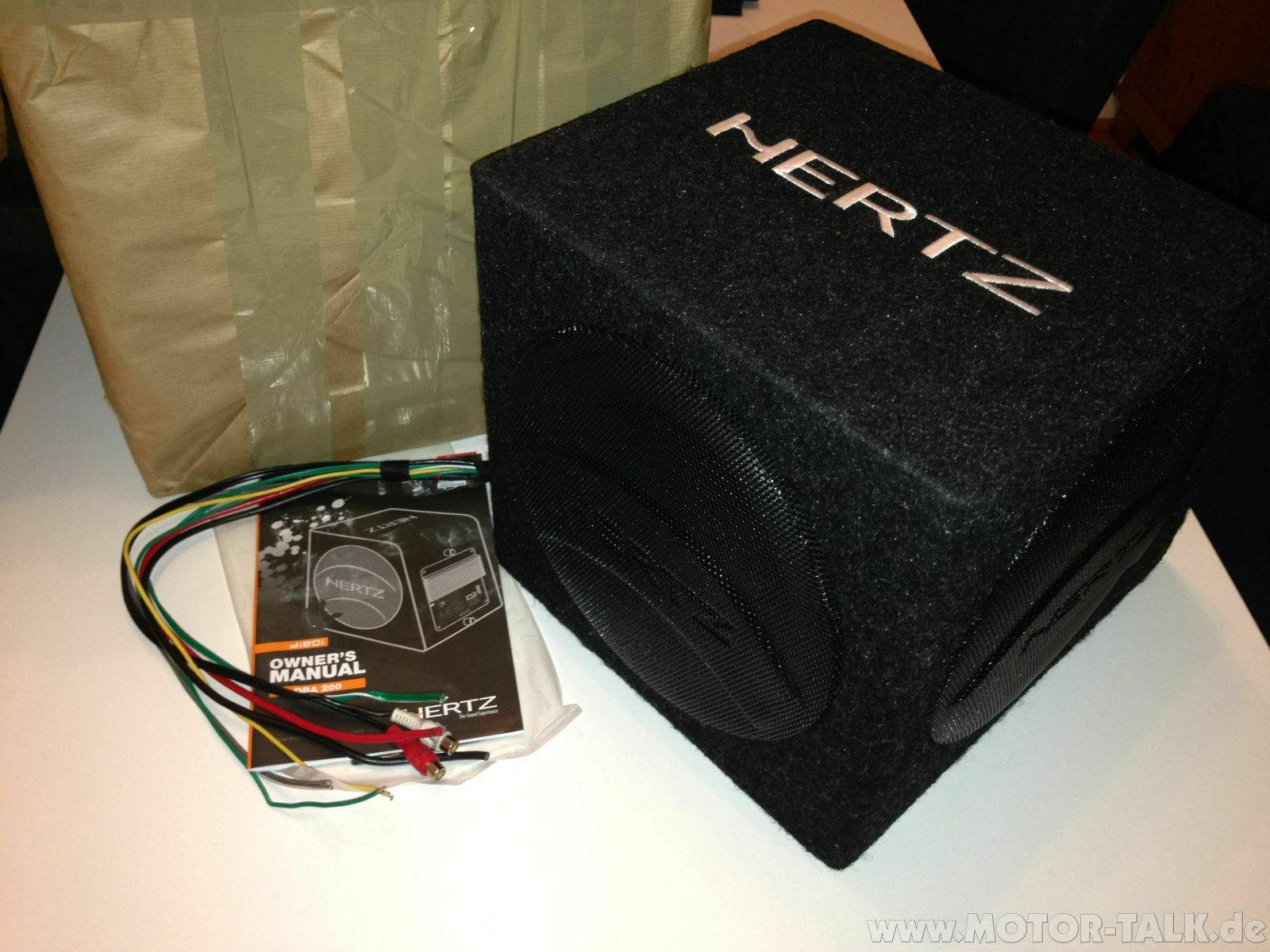 HERTZ DBA 200.3 Aktiver Subwoofer mit 2 zusätzlichen Passivmembranen