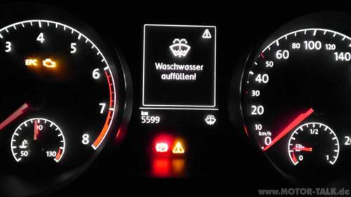 Waschwasserauffuellen