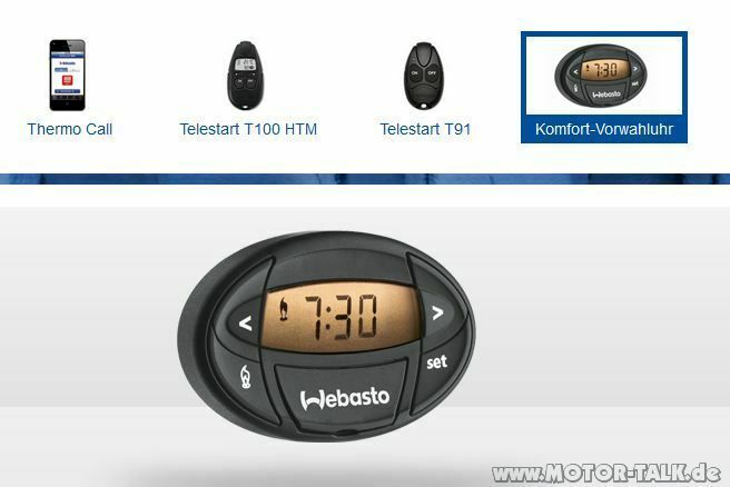 Standheizung: nur 1 Fernbedienung?