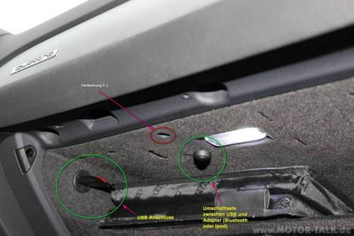 VNSmedia USB anschluss und Umschalltaste