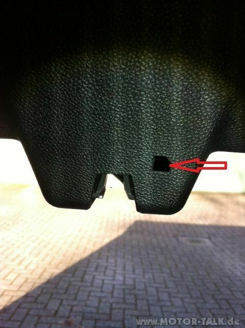 Hk-notentriegelungsoeffnung