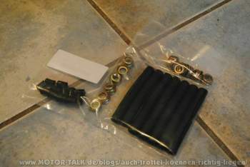 Schläuche und Hülsen sowie Düsennadelkappen