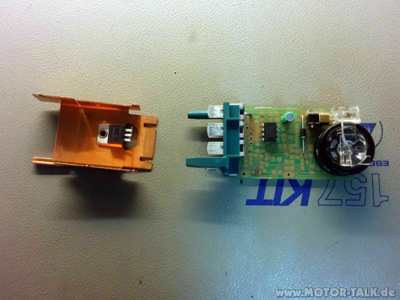 Der B5 in neuem Licht: Schalter für die Sitzheizung