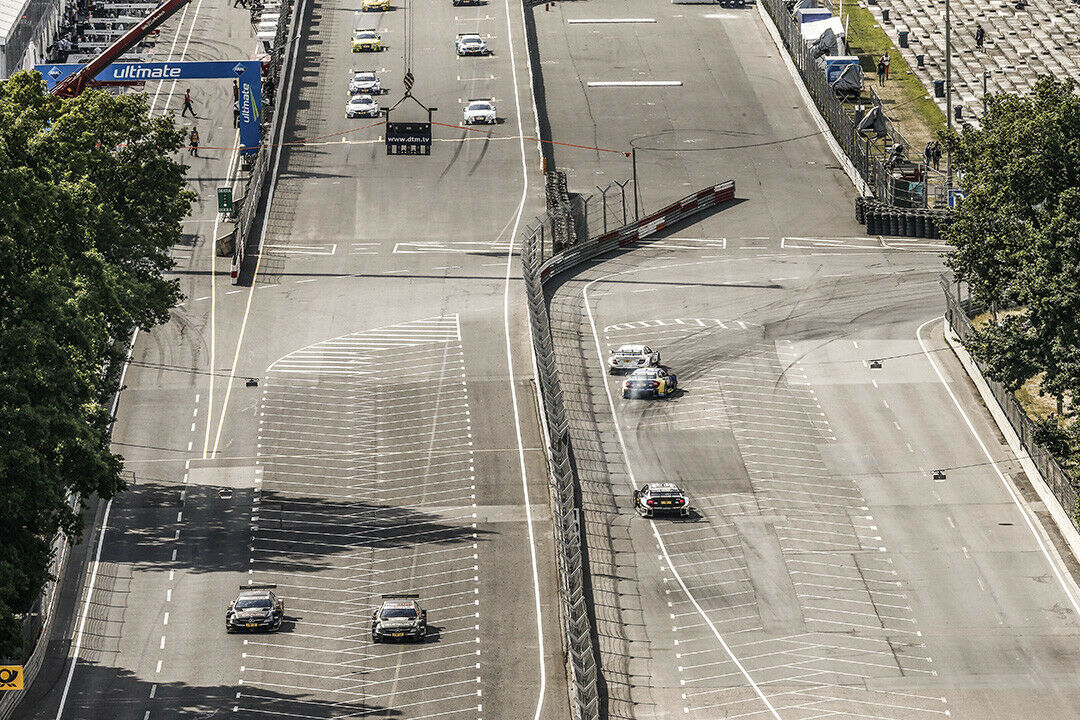Der Norisring während des DTM-Laufs 2014