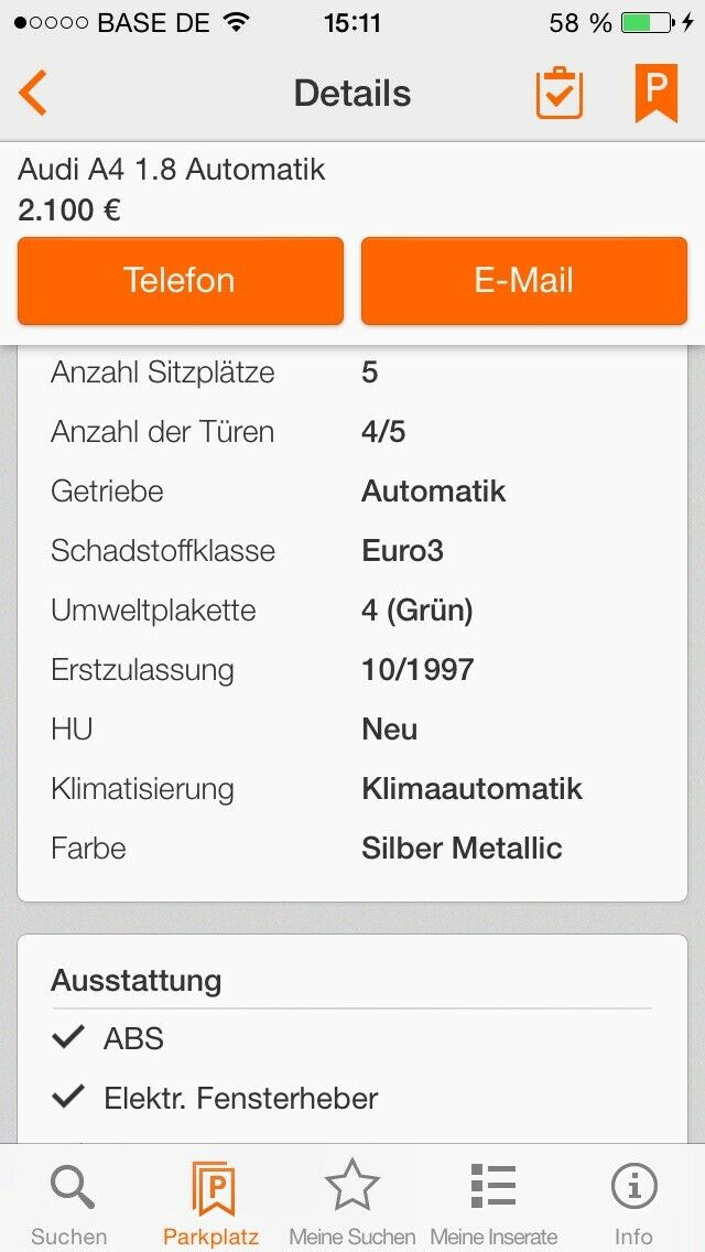 Allgemeine Kaufberatung Audi A4 S4 RS4 8D B5 / User Fragen & Antworten