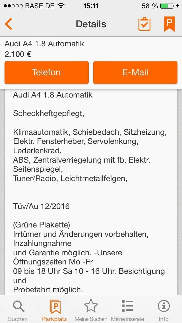 Allgemeine Kaufberatung Audi A4 S4 RS4 8D B5 / User Fragen & Antworten