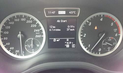 6,1 l/100 km ab Start