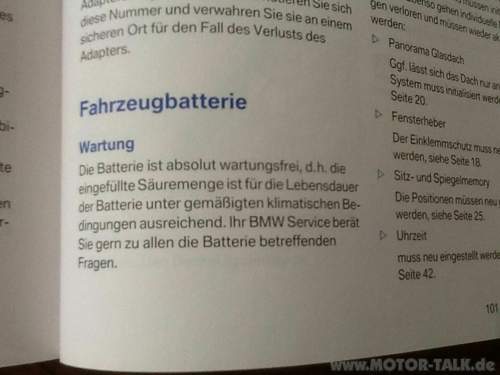 Was in der Anleitung steht