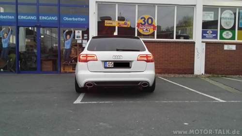 A6 4F mit RS6 Endstücken