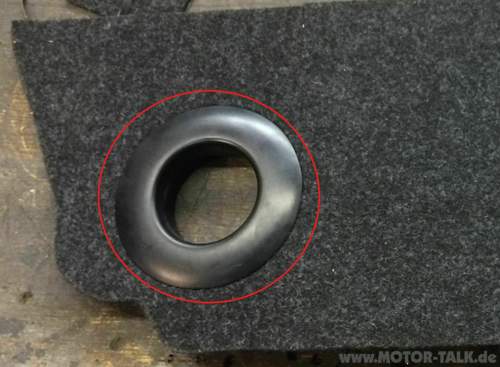 Rosette-luftaustritt-fersenbrett