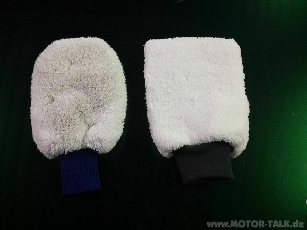 Der "neue" Waschhandschuh von Wizard of Gloss vs. Fix40