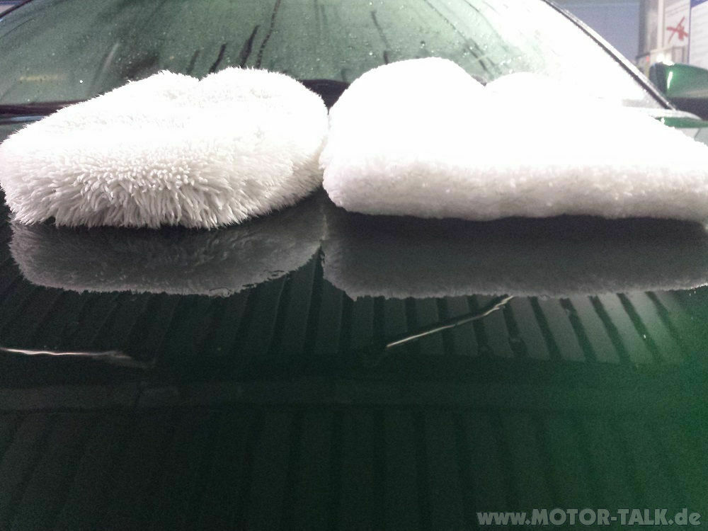 Der "neue" Waschhandschuh von Wizard of Gloss vs. Fix40