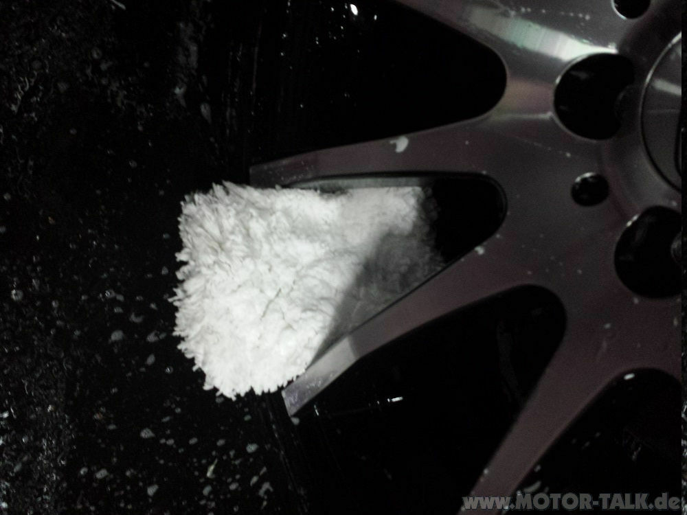 Der "neue" Waschhandschuh von Wizard of Gloss vs. Fix40