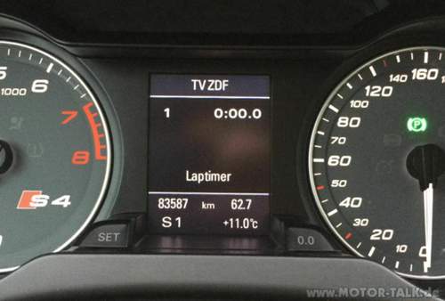 Laptimer ohne Öltemperatur vor KI Update