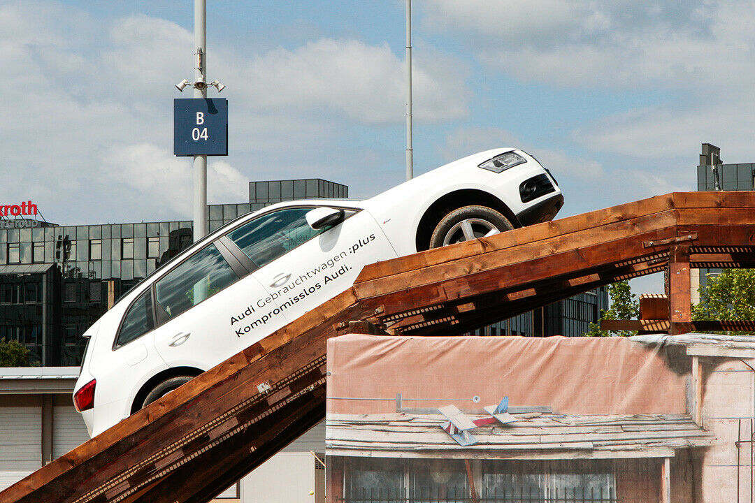 Im Outdoorbereich der AMI wurde Abenteuerluft geschnuppert