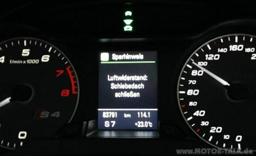 Wichtiger Sparhinweis Schiebedach