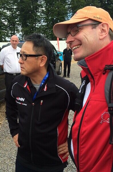 Andy Fuchs und Akio Toyoda