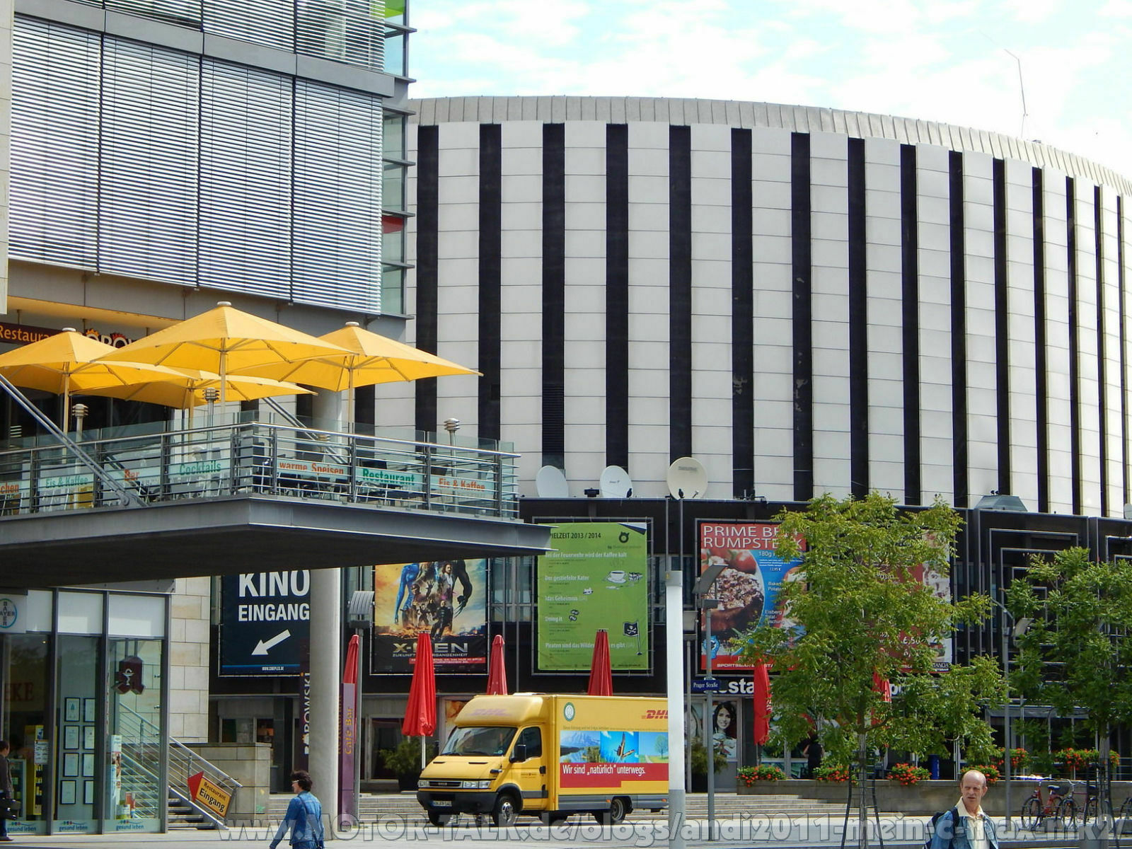 Rundes Kino Kosmos, schon zu DDR Zeiten kino