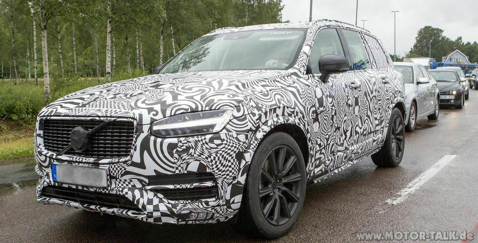 Neuer XC90 im Tarnkleid