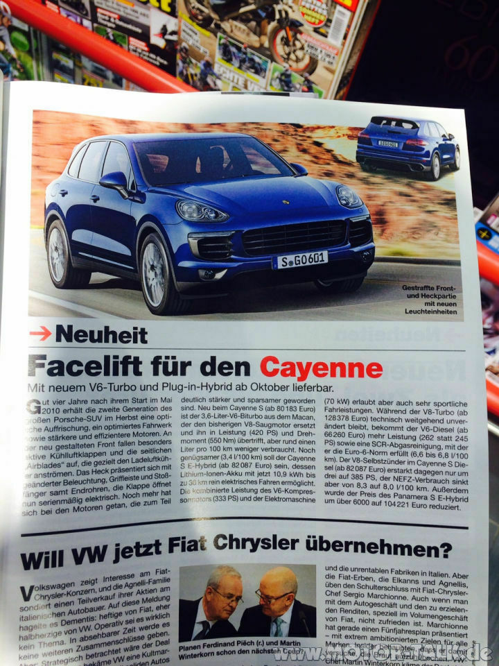 Cayenne Facelift