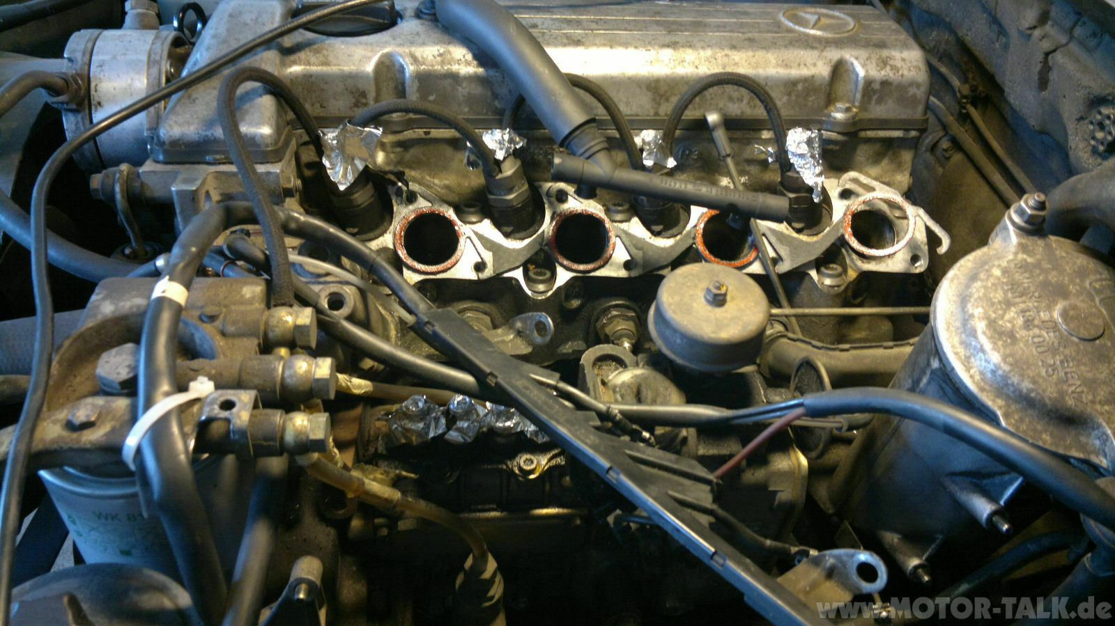 Glühkerzenwechsel W124