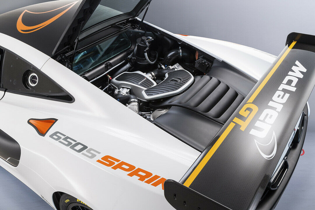 Der V8 im McLaren 650S Sprint verfügt über eine speziell auf den Rennstreckeneinsatz abgestimmte Kühlung