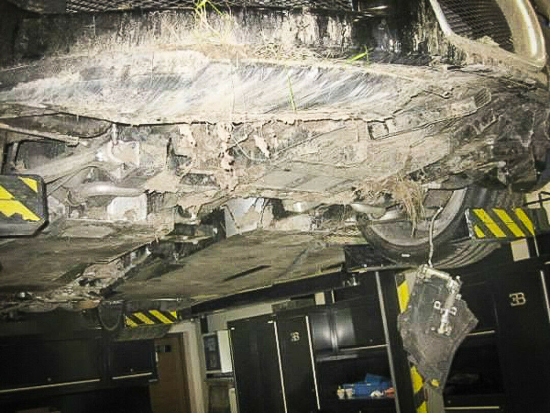 Der Unterboden des Veyron