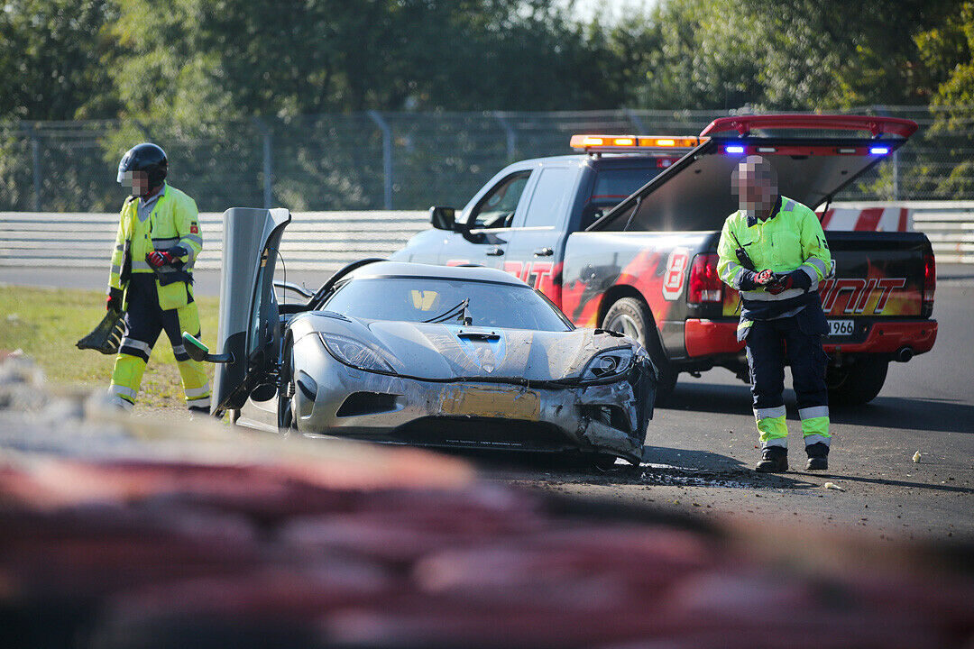 Koenigsegg Agera - Crash auf der Nordschleife