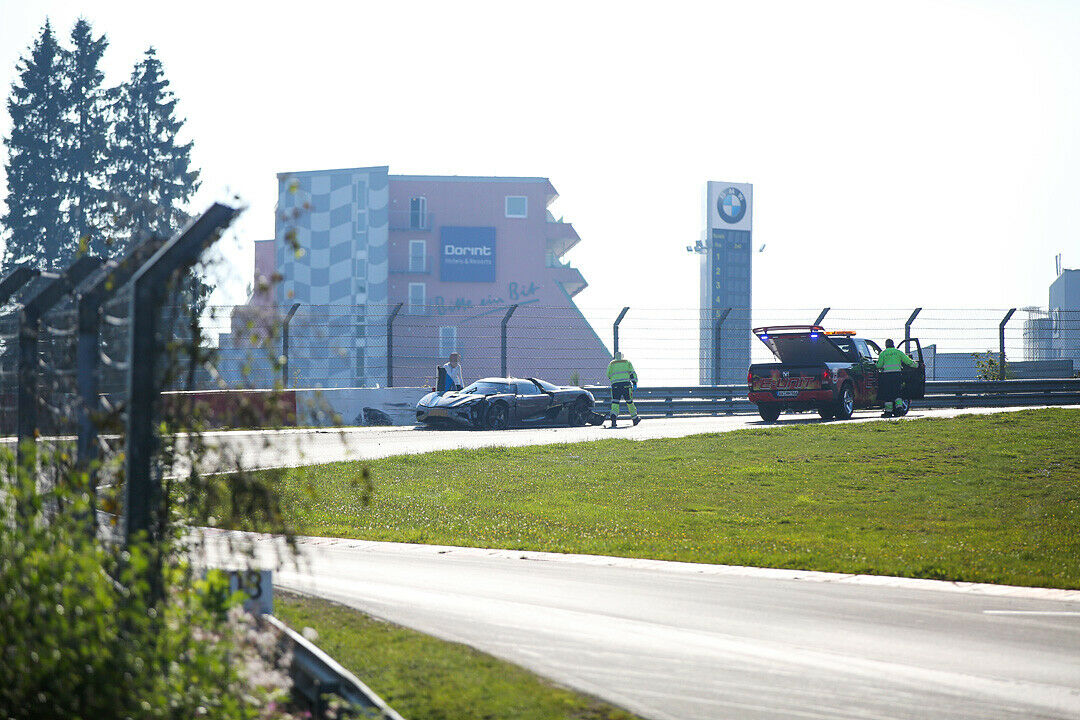 Koenigsegg Agera - Crash auf der Nordschleife