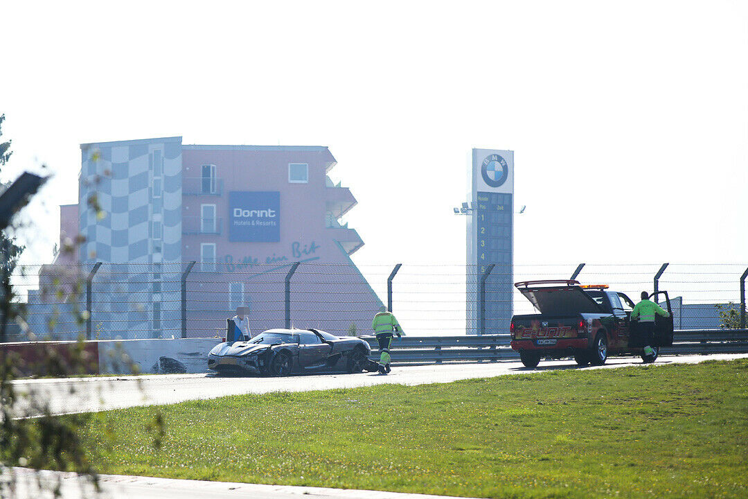 Koenigsegg Agera - Crash auf der Nordschleife