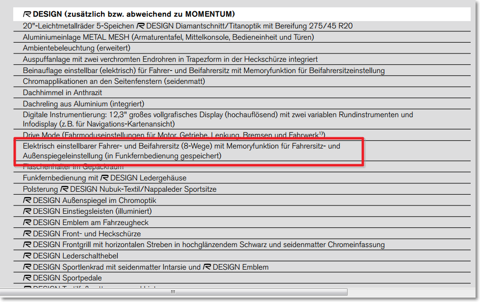 Volvo XC90 II Preisliste