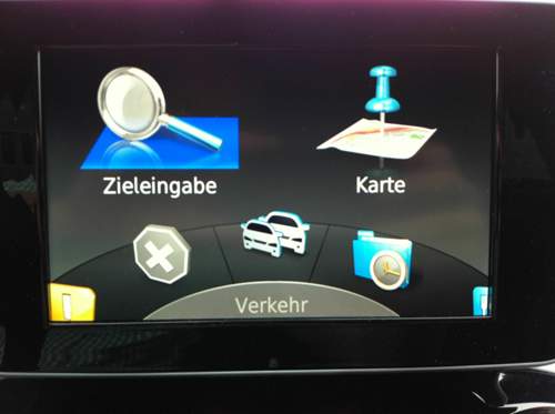 Garmin-menue