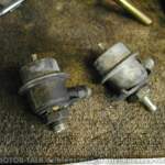 Benzindruckregler vorher...