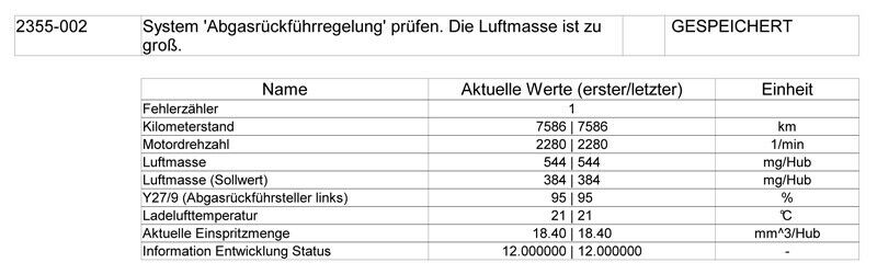 Motor stottert bei Vollgas C320 CDI