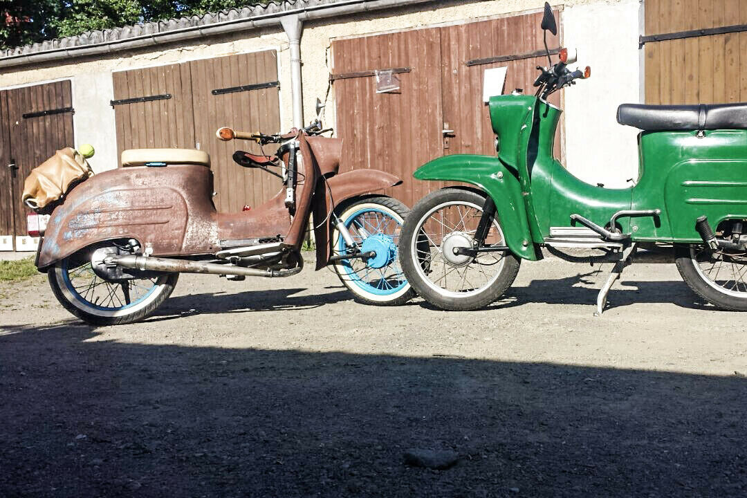 Auf die Höhe einer normalen Schwalbe hochgebockt, darf der "Lowrider" ganz legal fahren