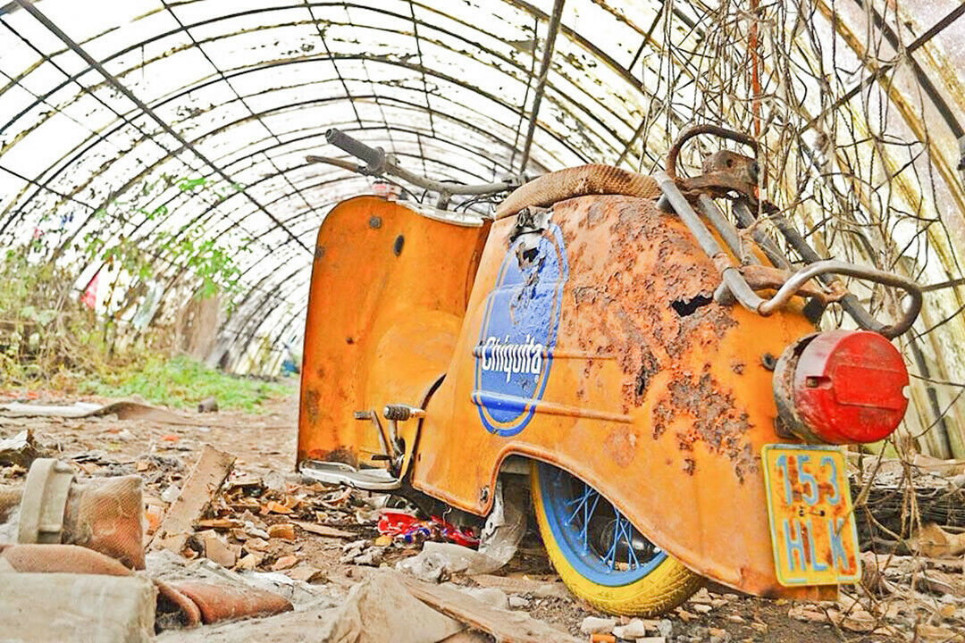Bei der Chiquita von Ostschool Customs wurde auch der Rahmen aufwändig umgeschweißt