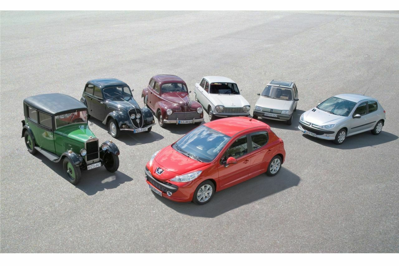 Peugeot Generationentreff: Peugeot 201 ab 1929 bis Peugeot 207 ab 2006