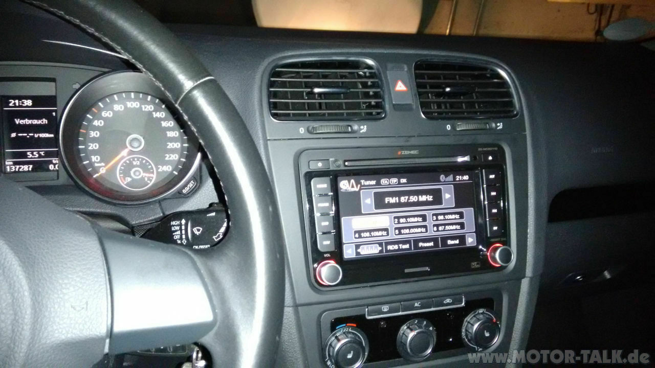 Erfahrungen: Nachrüstnavi Golf 6 - Realmedia Magotan?